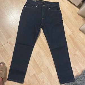 NWT banana republic factory Beau fit jeans. Size 25/0 Petite. Dark wash denim.